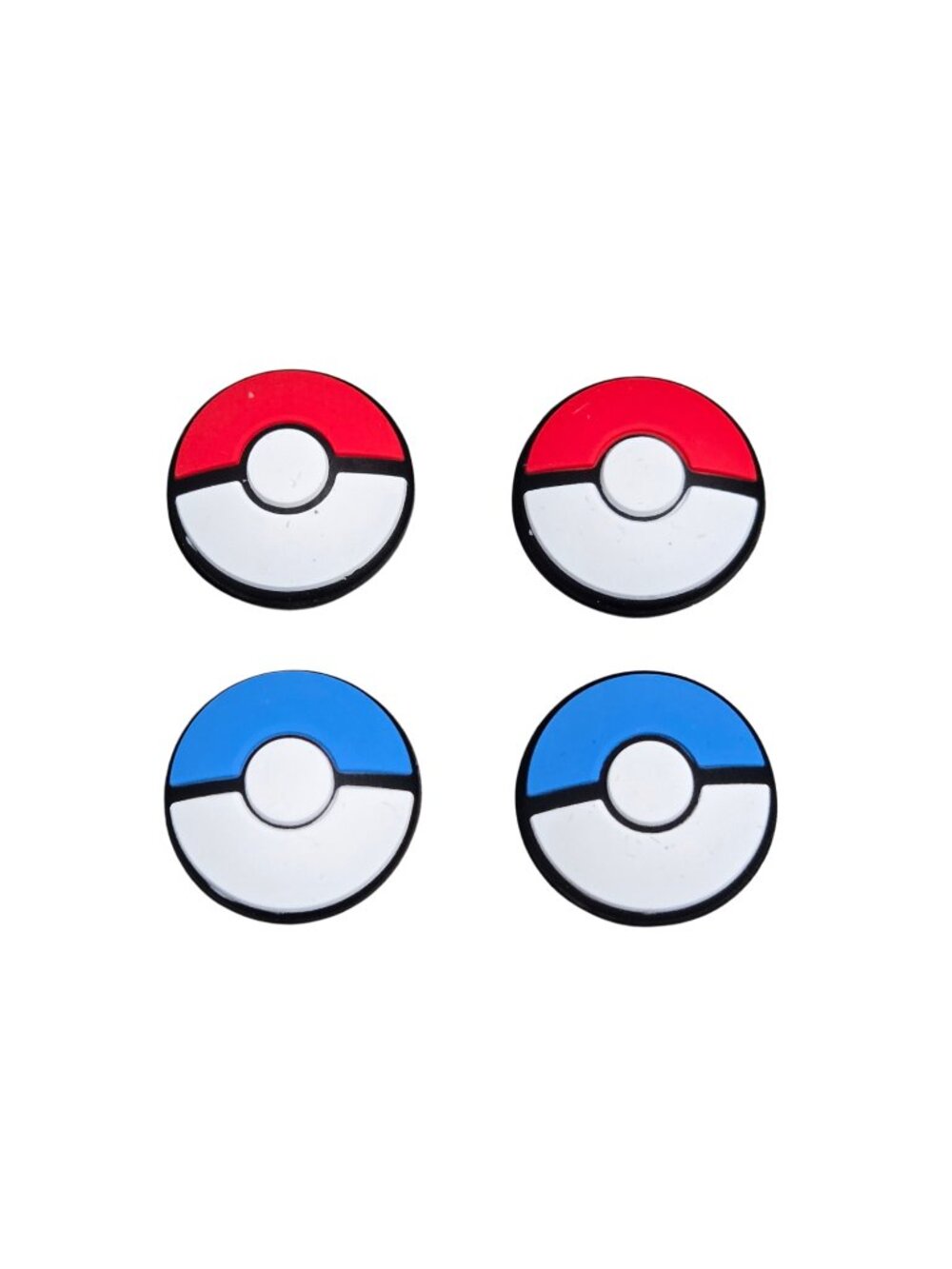 3/$20 New | Switch 4 Pack Red Blue Pokéball Joystick Thumb Grip Caps